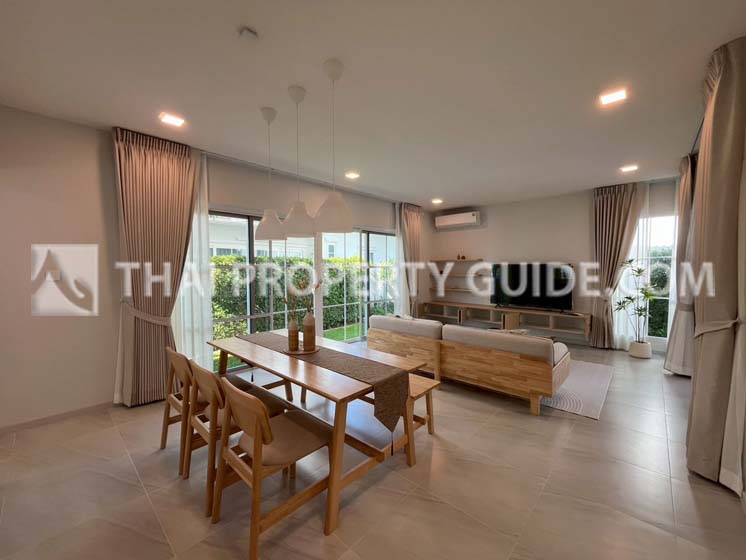 House with Shared Pool for rent in Bangnatrad